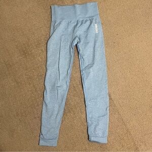 Small blue gymshark adapt leggings